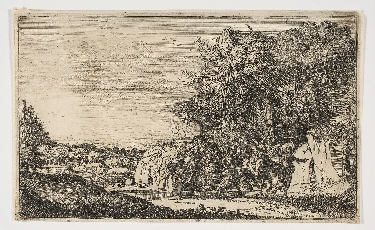 The Flight into Egypt — Claude Lorrain (Claude Gellée)
