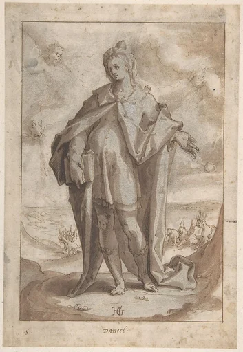 The Prophet Daniel in a Landscape