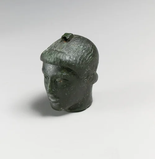 Bronze head of a youth