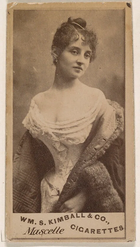 Miss Mascelle, from the Actresses series (N203) issued by Wm. S. Kimball & Co. — William S. Kimball & Company