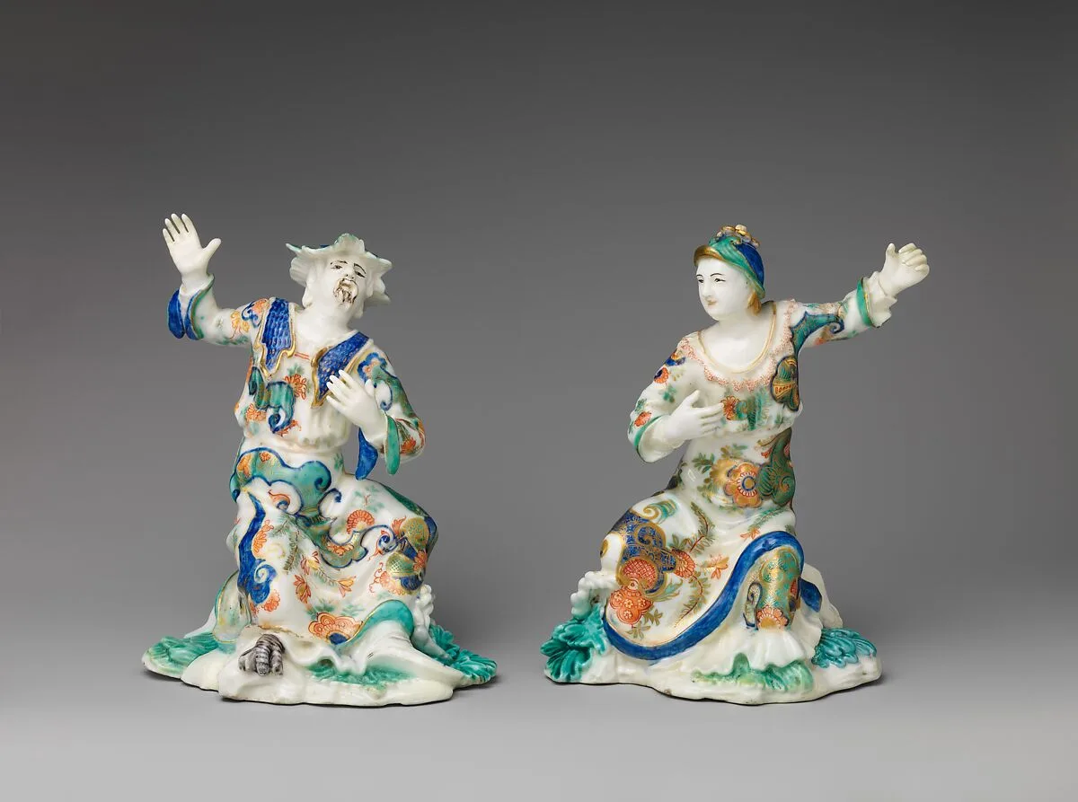 Actor (one of a pair) — Saint-Cloud factory
