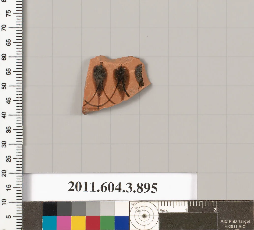 Terracotta fragment of a lekythos (oil flask) — Unknown