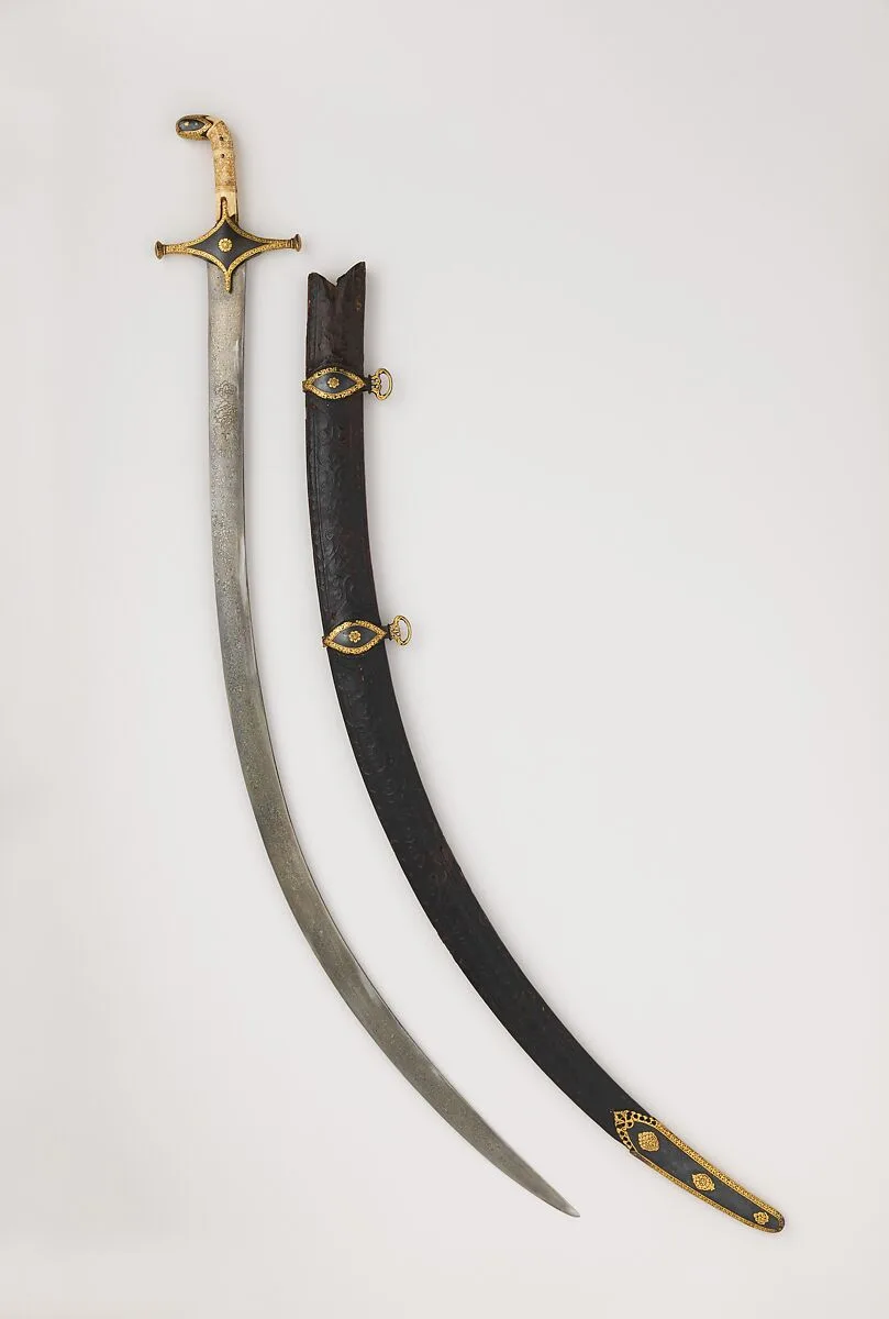 Saber with Scabbard — Unknown