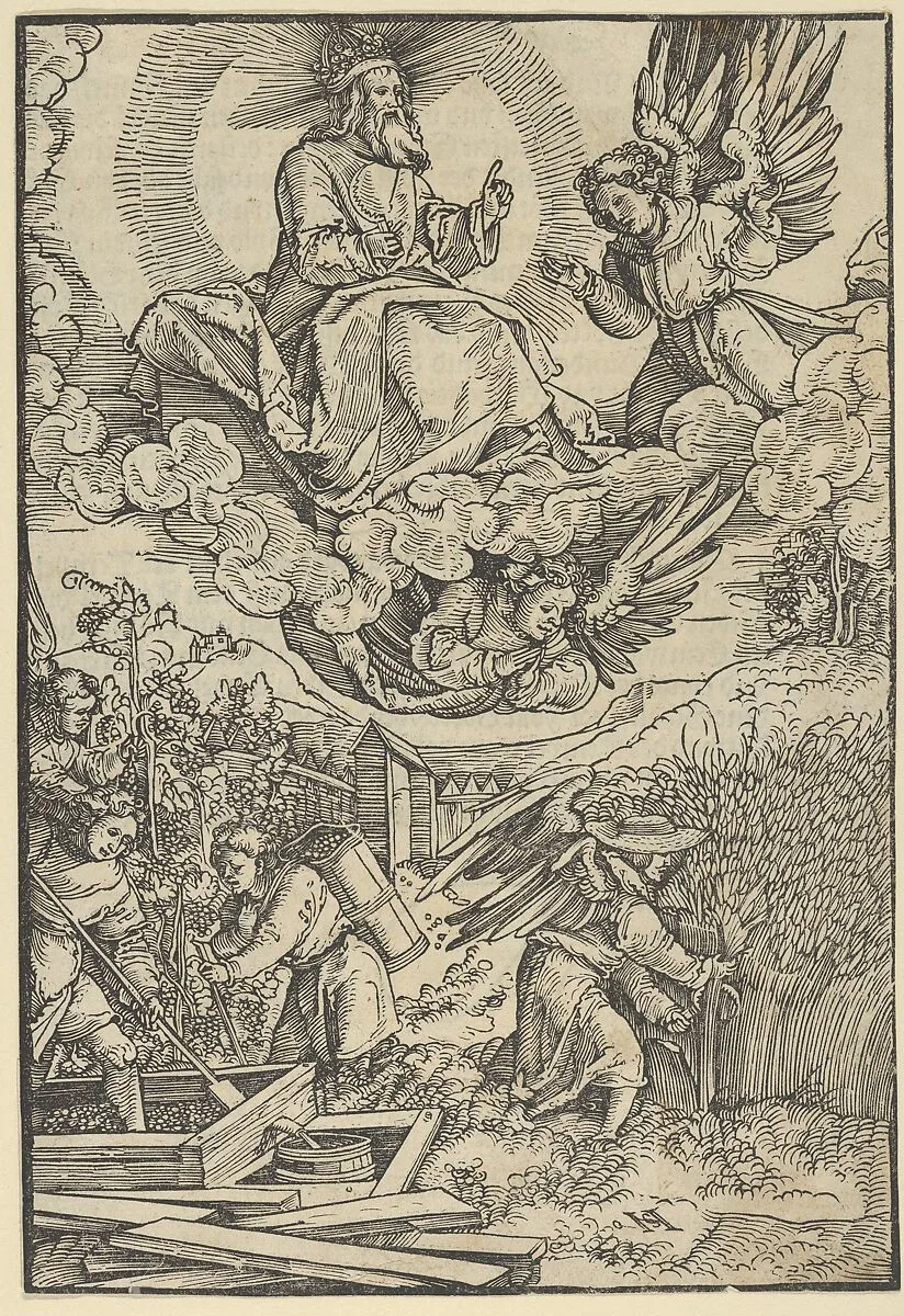 The Harvest and the Wine-Press of Blood — Hans Schäufelein