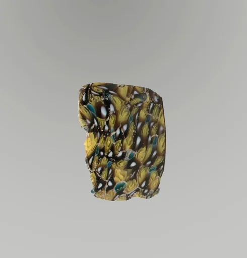 Glass mosaic bowl fragment