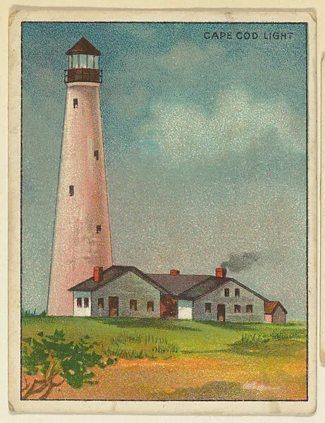 Cape Cod Light, from the "Lighthouse Series" (T77), issued with Hassan Cigarettes by the American Tobacco Company — American Tobacco Company