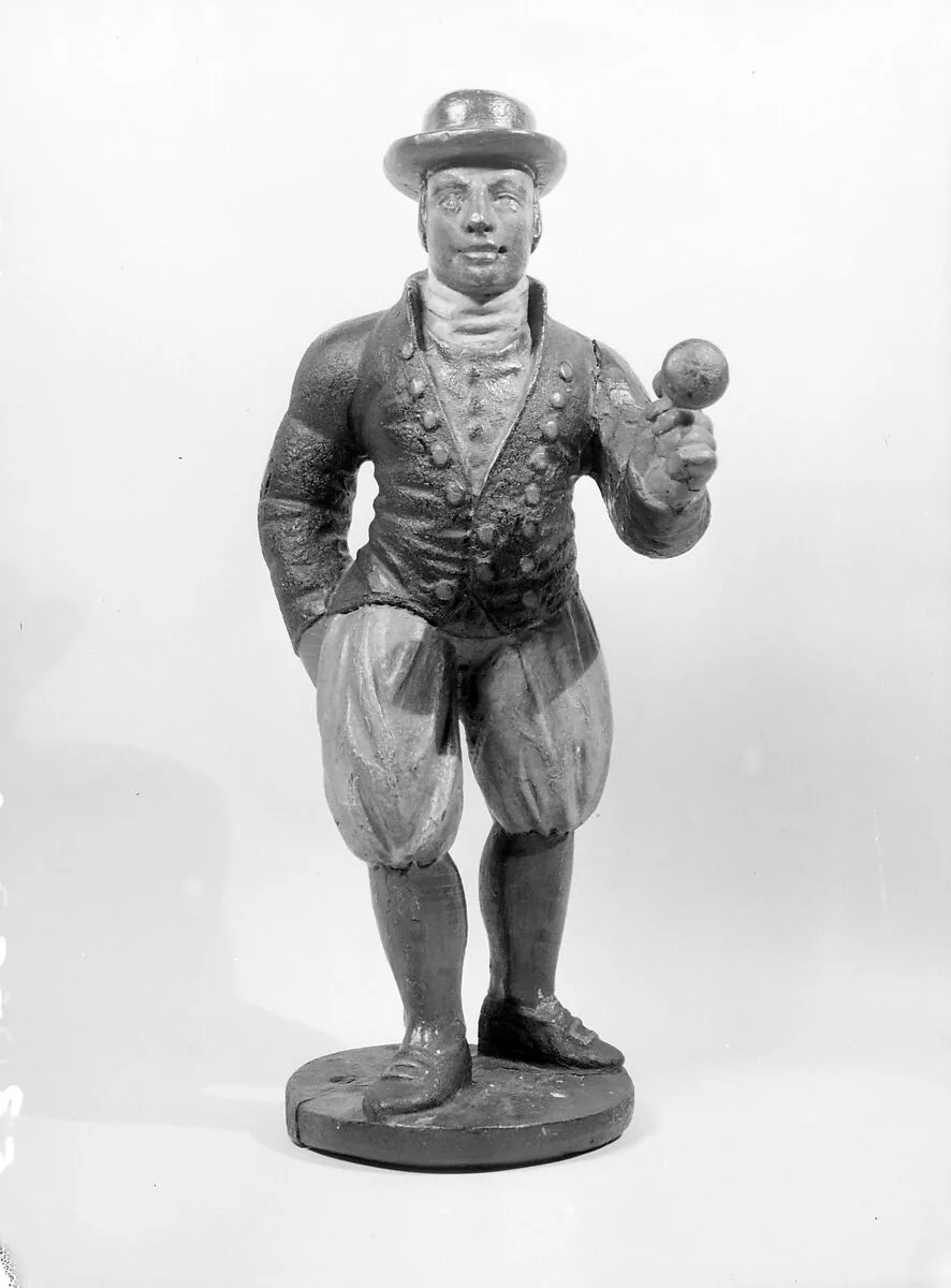 Figure of a Tobacco Auctioneer — Unknown