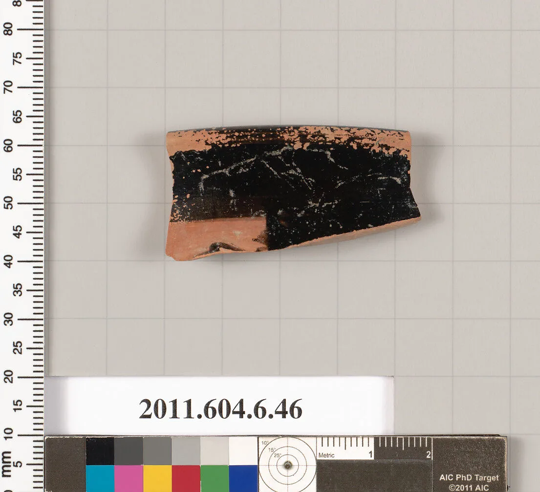 Terracotta fragment of olpe (jug)? — Unknown