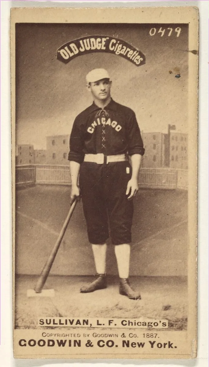 Sullivan, Left Field, Chicago, from the Old Judge series (N172) for Old Judge Cigarettes — Goodwin & Company