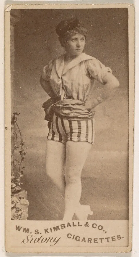 Miss Sidony, from the Actresses series (N203) issued by Wm. S. Kimball & Co. — William S. Kimball & Company