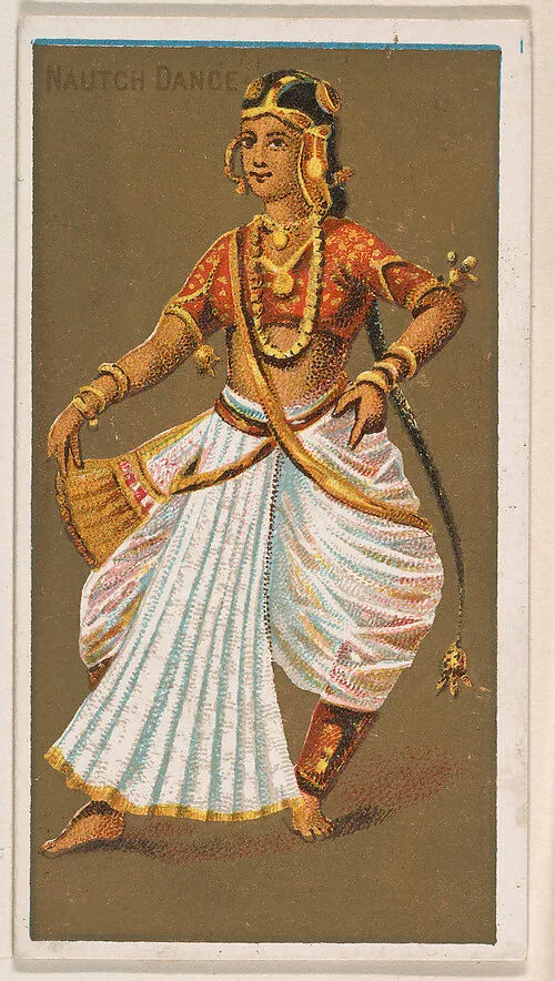 Nautch-Dance, from National Dances (N225, Type 1) issued by Kinney Bros. — Kinney Brothers Tobacco Company