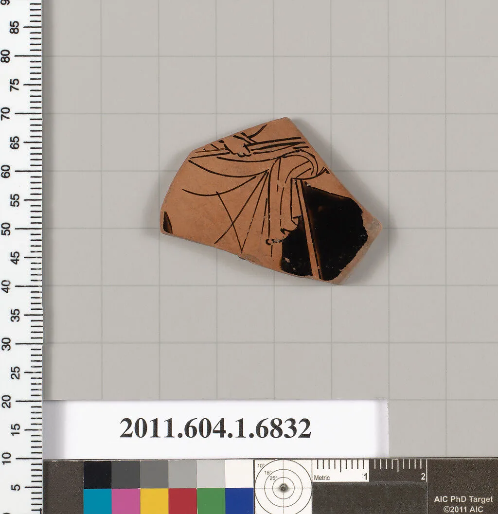 Terracotta fragment of a kylix (drinking cup) — Unknown