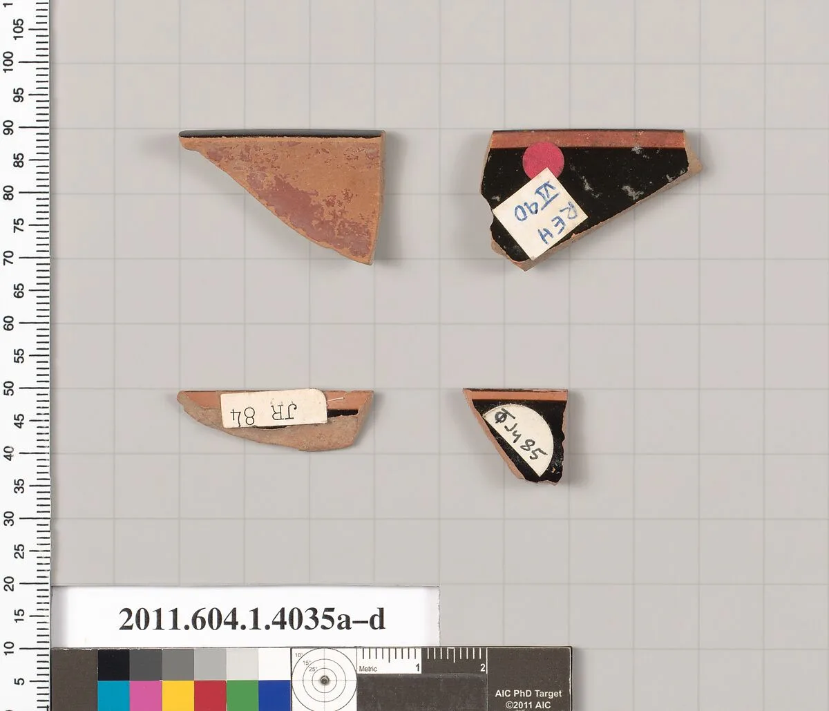 Terracotta rim fragments of kylikes (drinking cups) — Unknown