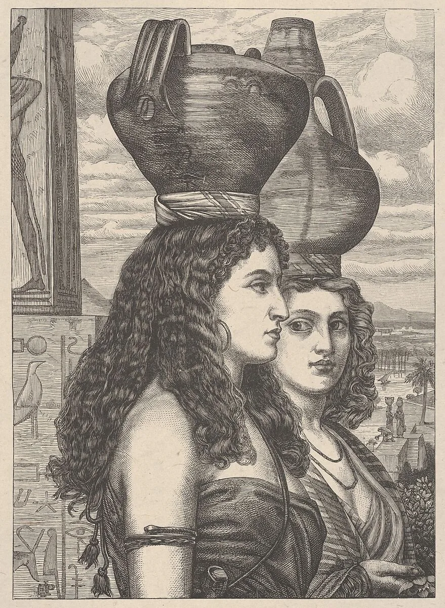 The Israelites in Egypt–Water Carriers, from "Dalziels' Bible Gallery" — Camden Press|Scribner and Welford|Dalziel Brothers|Sir Edward John Poynter