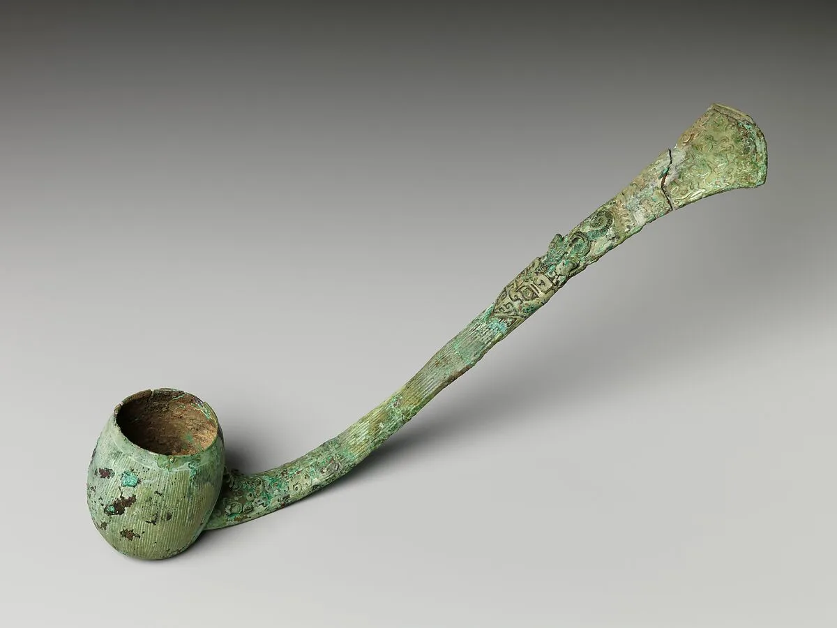 商 青銅斗|Wine ladle (dou) — Unknown
