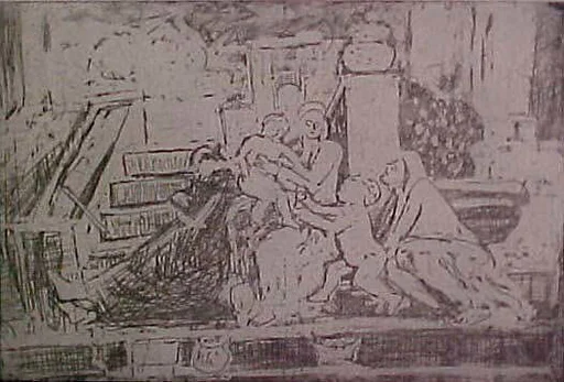 The Holy Family on the Steps, from ¦The Poussin Project: A Series of Prints after Nicolas Poussin¦