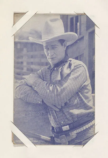 Art Acord from Western Stars or Scenes Exhibit Cards series (W412) — Unknown