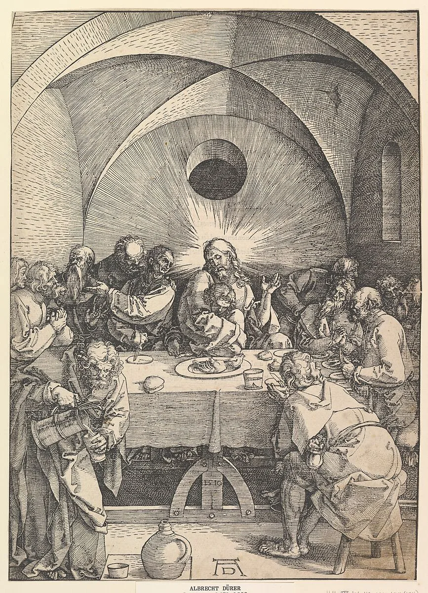 The Last Supper, from The Large Passion — Albrecht Dürer