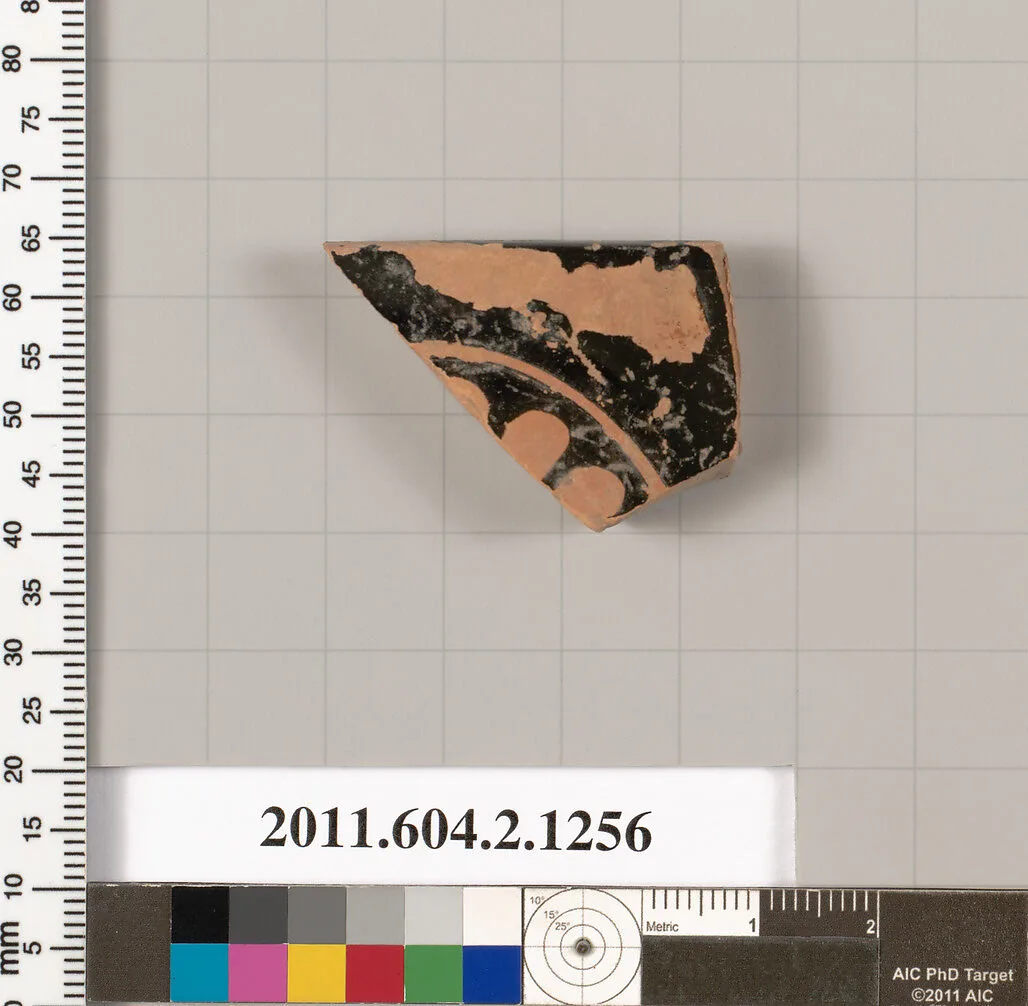 Terracotta rim fragment of a skyphos (deep drinking cup) — Unknown