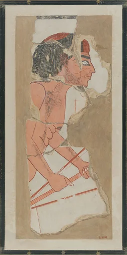Facsimile Painting of a Foreigner, Tomb of Intef