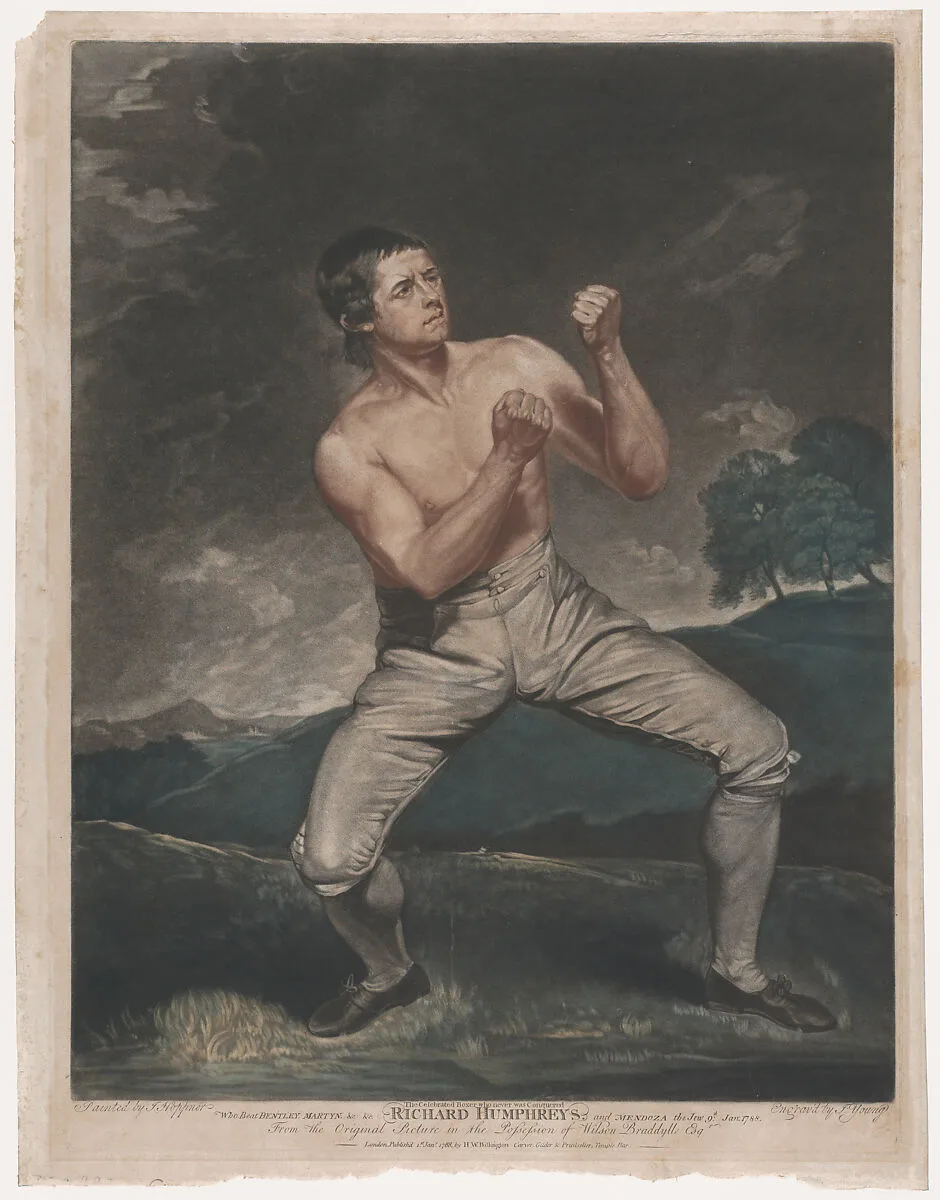 Richard Humphreys, the Celebrated Boxer Who Never Was Conquered — Richard Humphreys|John Young|John Hoppner