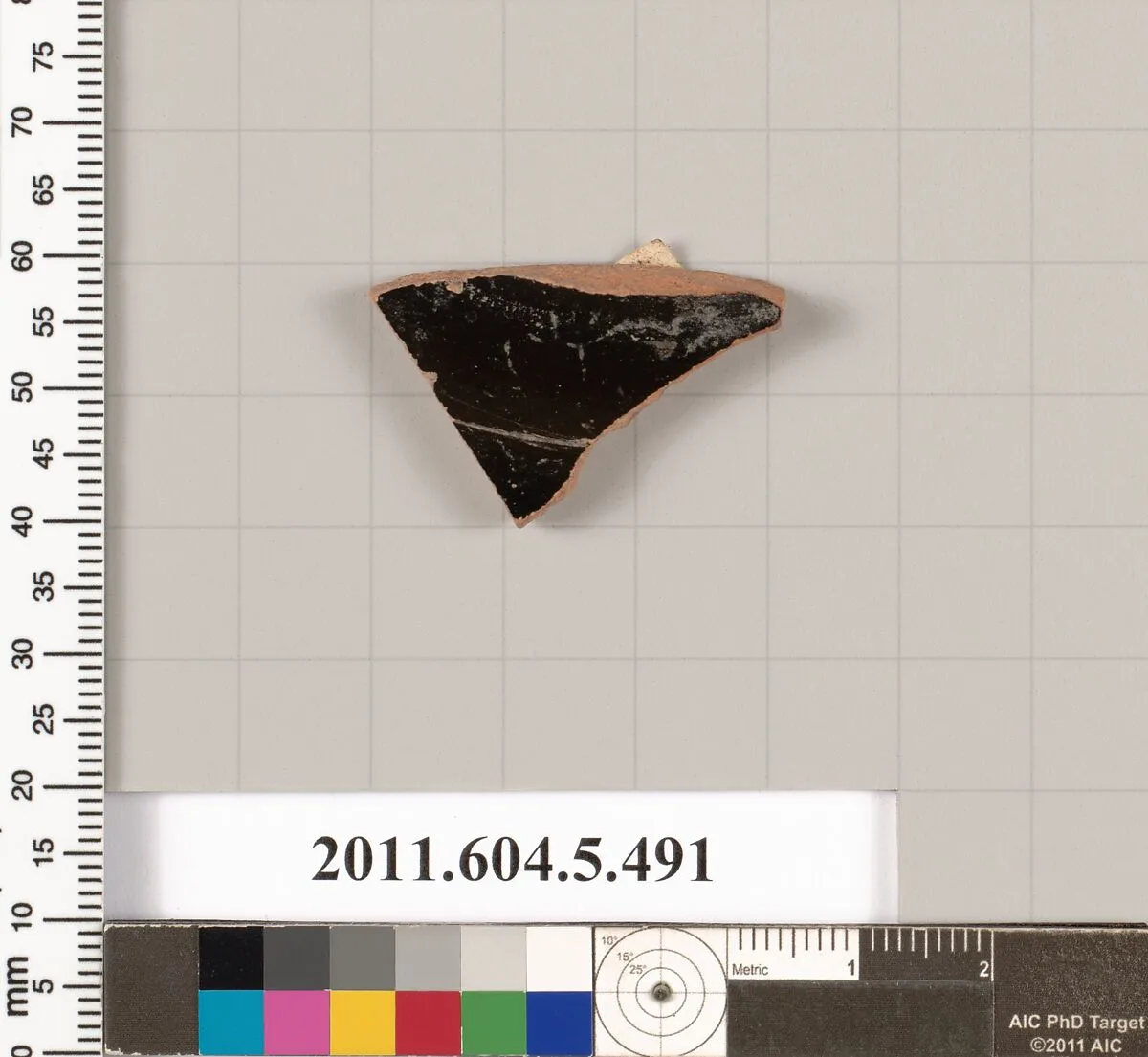 Terracotta fragment of a kylix (drinking cup) — Unknown