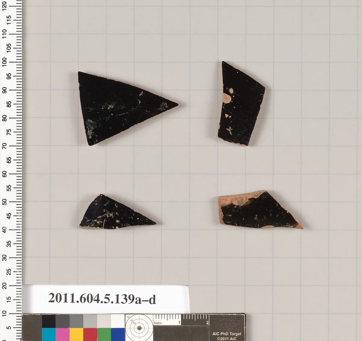 Terracotta fragments of kylikes (drinking cups) — Unknown