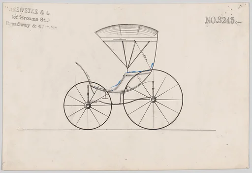 Design for Pony Phaeton, no. 3245a