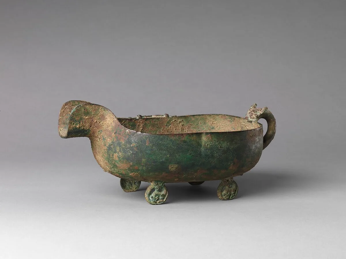 東周青銅匜|Pouring vessel for water (yi) — Unknown