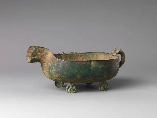 東周青銅匜|Pouring vessel for water (yi)