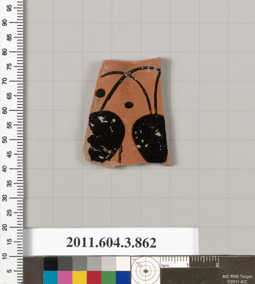Terracotta fragment of a lekythos (oil flask) — Unknown