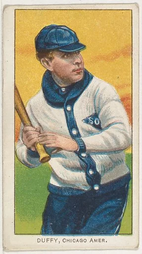 Duffy, Chicago, American League, from the White Border series (T206) for the American Tobacco Company