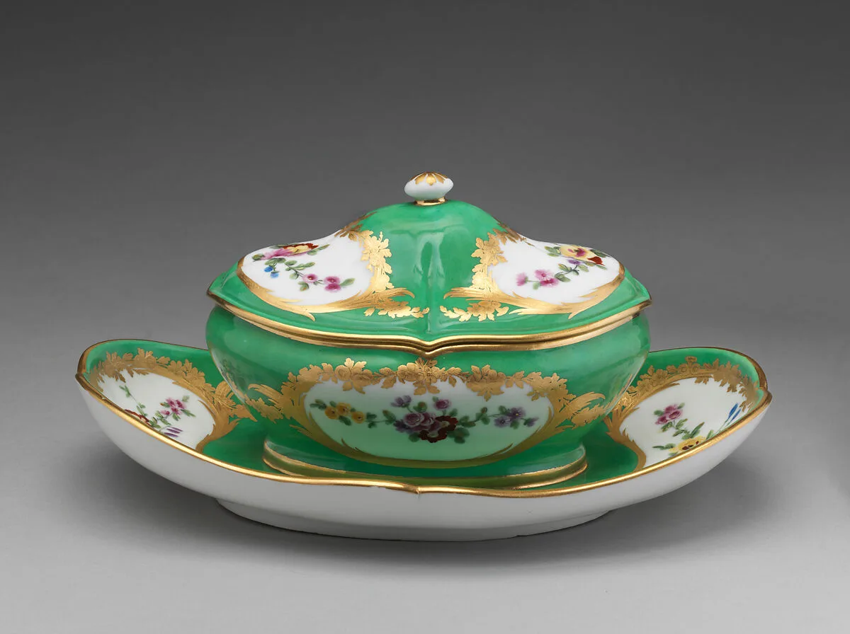 Sugar bowl (one of four) (part of a service) — Sèvres Manufactory