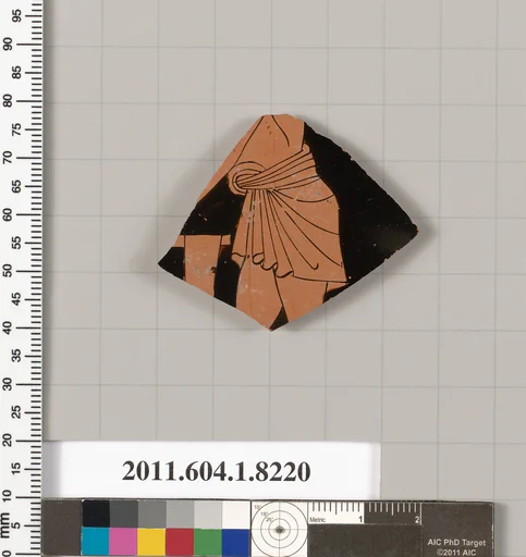 Terracotta fragment of a kylix (drinking cup)