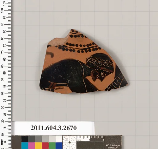 Terracotta fragment of an oinochoe (jug)