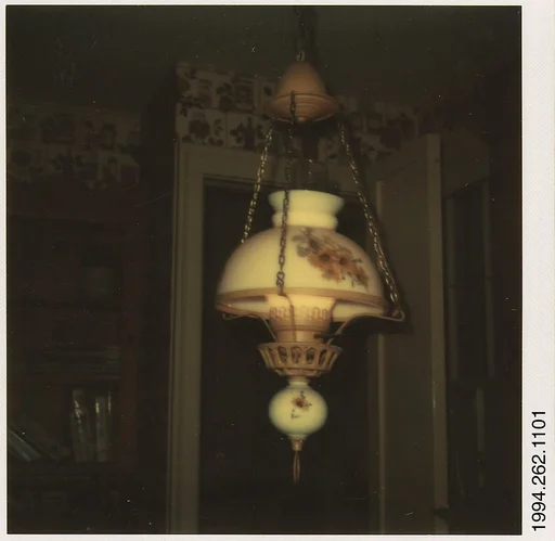 [Victorian Hanging Porcelain Fixture]