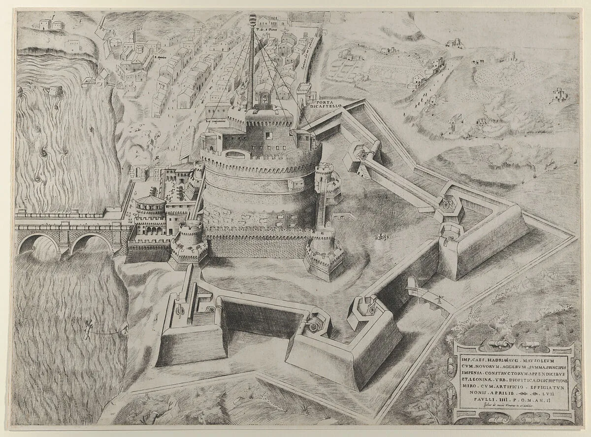 Speculum Romanae Magnificentiae: Castello Sant' Angelo — Giulio de Musi