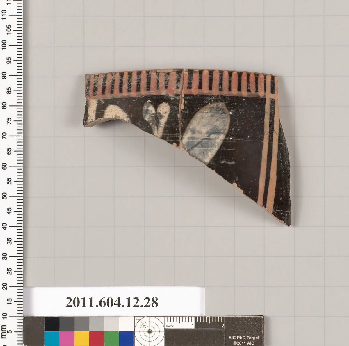 Terracotta rim fragment of a skyphos (deep drinking cup) — Unknown