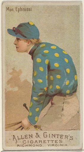 Mon. Ephrussi, from the Racing Colors of the World series (N22a) for Allen & Ginter Cigarettes