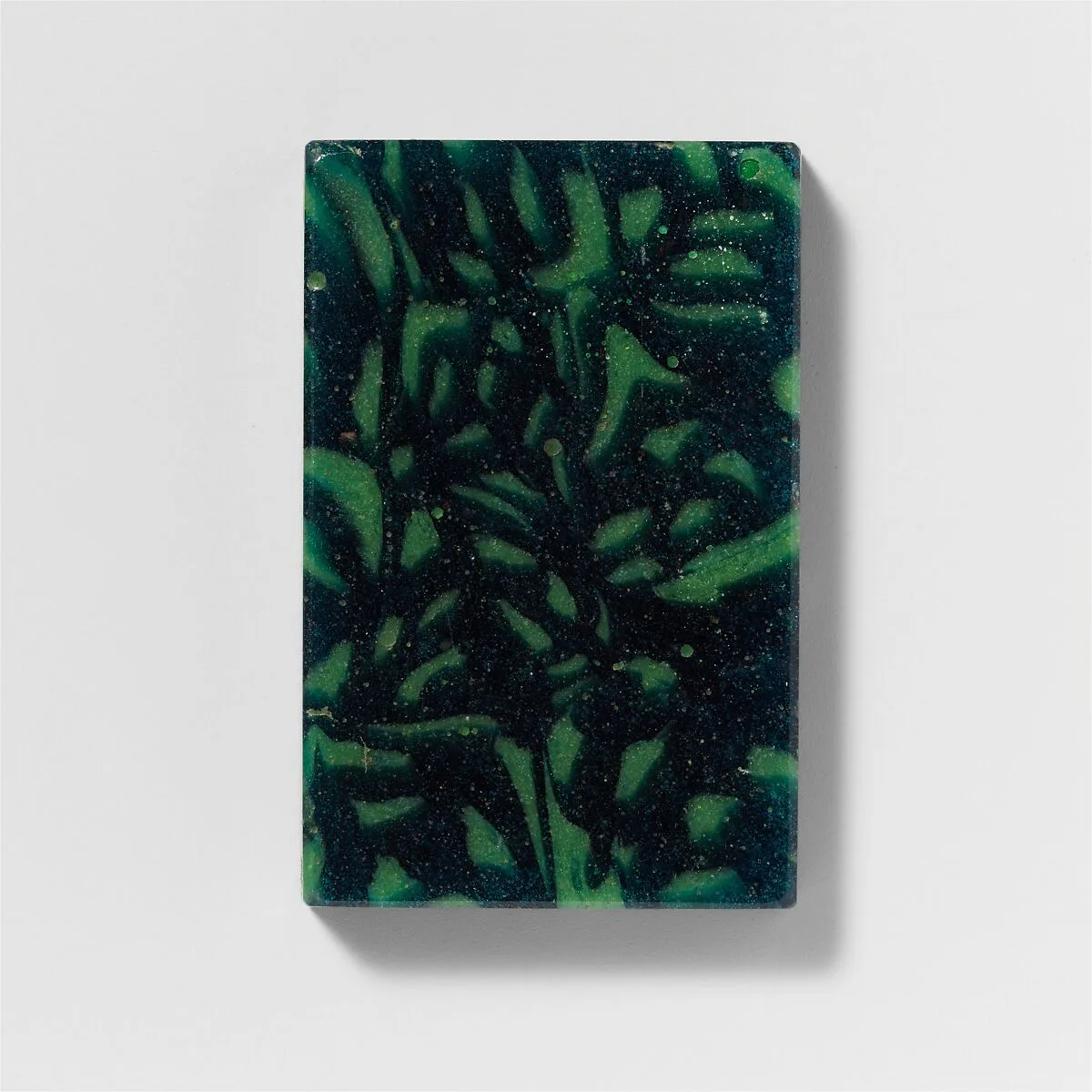 Glass revetment plaque fragment — Unknown