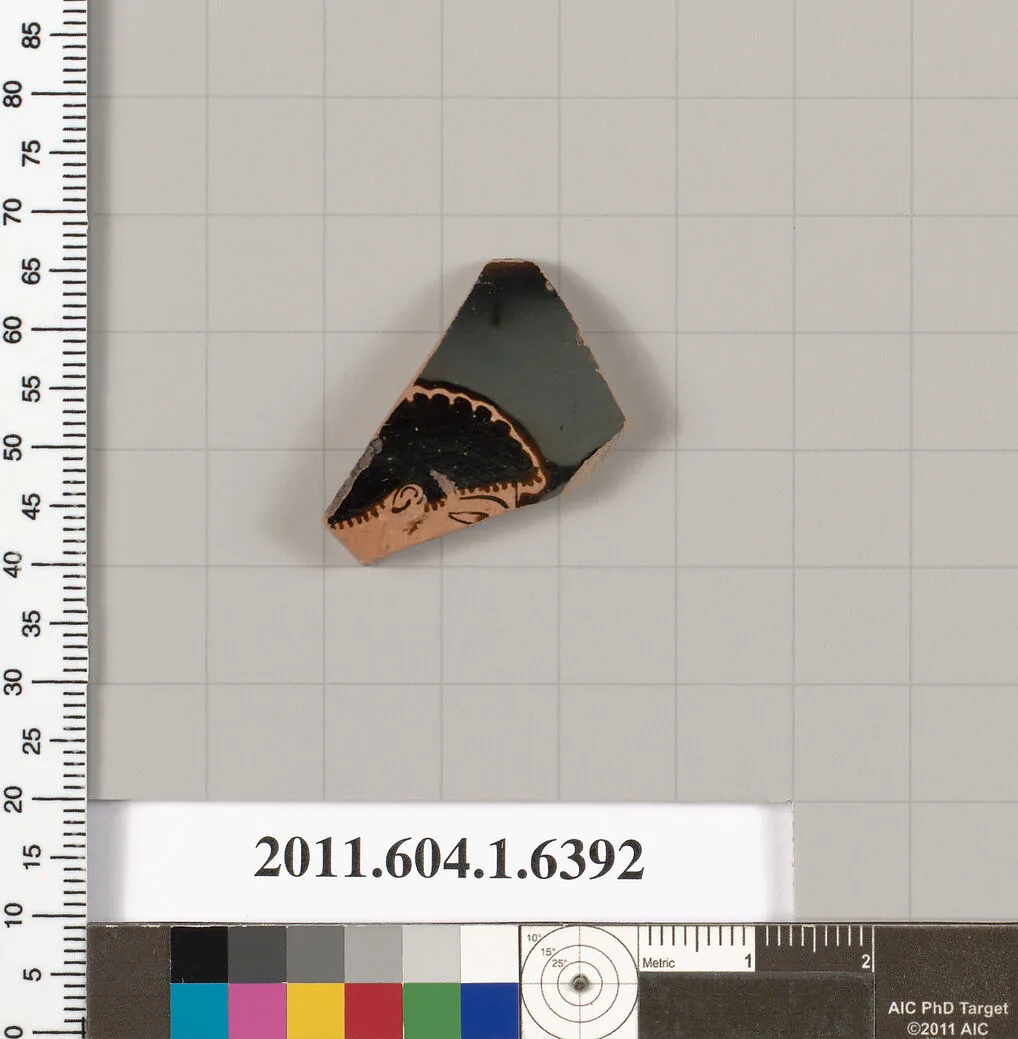 Terracotta rim fragment of a kylix (drinking cup) — Unknown
