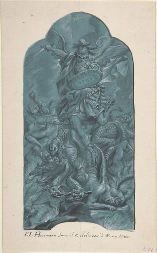 The Archangel Michael Banishing Vice