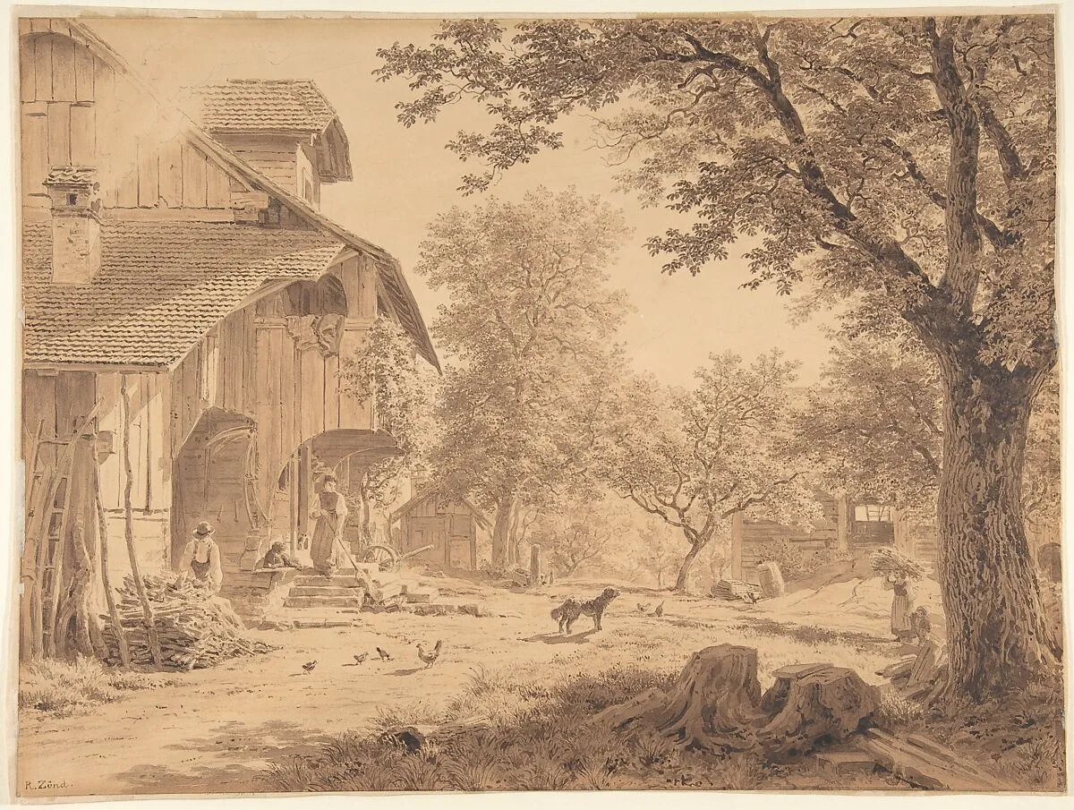 Swiss Farm ('Hirtenhof') — Robert Zünd