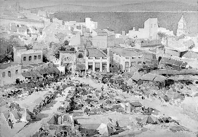 Market Place, Tangiers — Ely Jacques Kahn