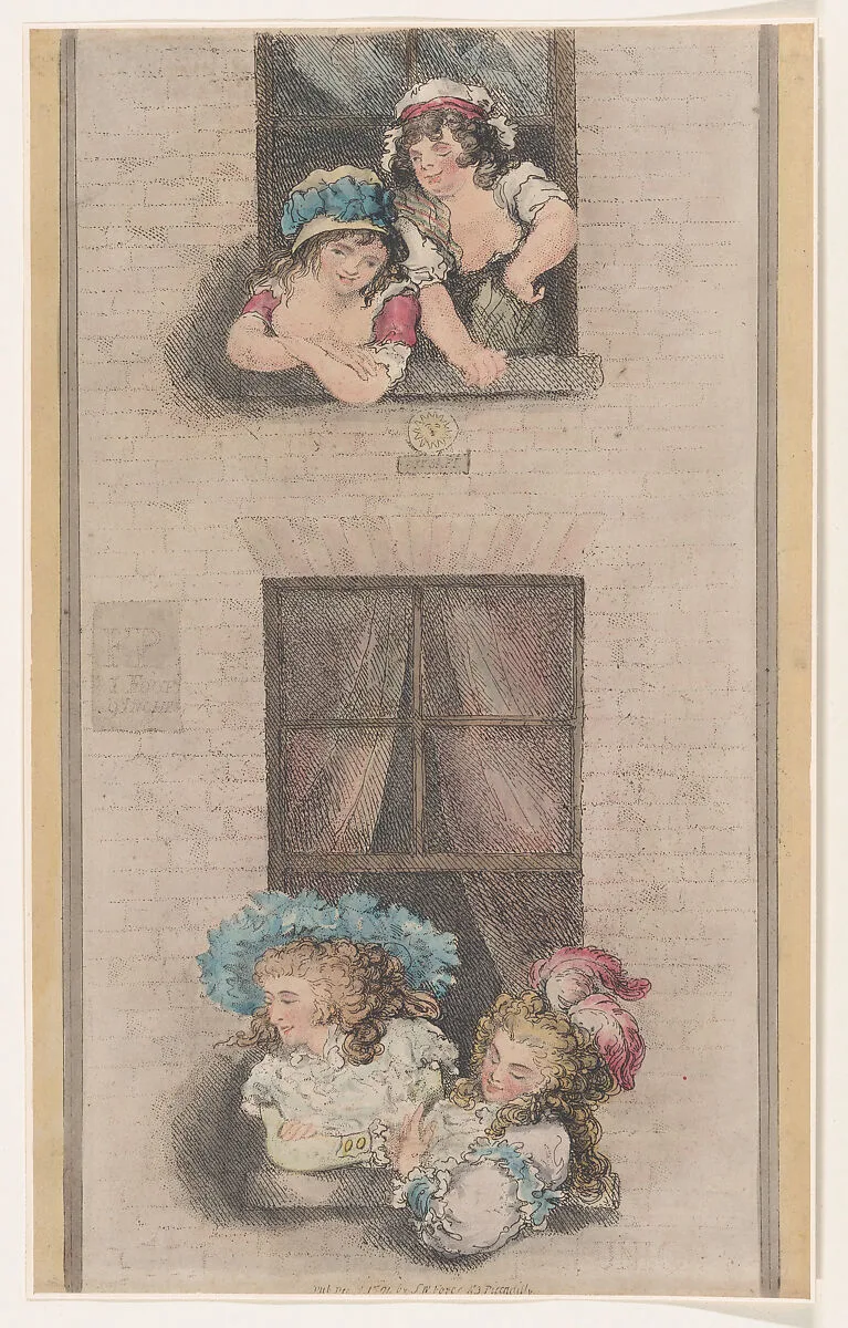 Maids and Mistresses — S. W. Fores|Thomas Rowlandson