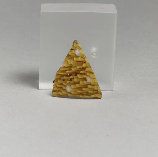 Glass mosaic fragment