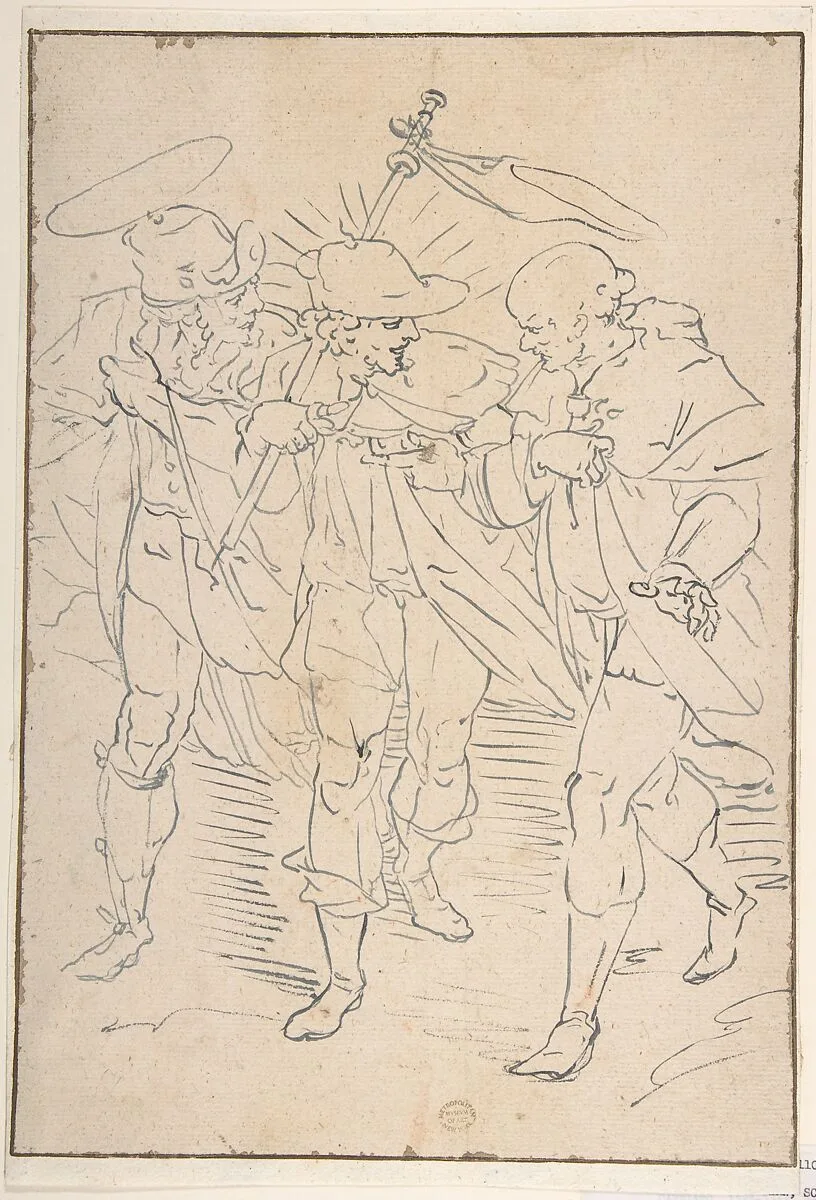 The Way to Emmaus — Luca Cambiaso
