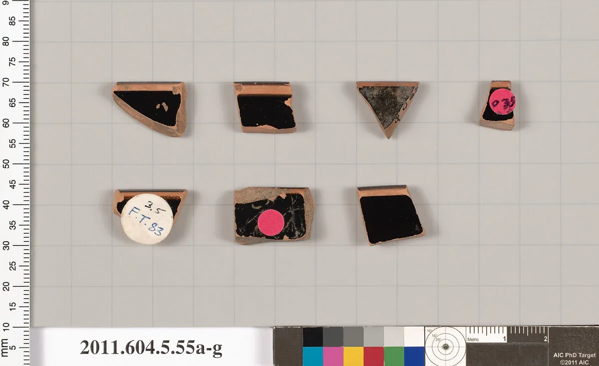 Terracotta rim fragments of kylikes (drinking cups) — Unknown