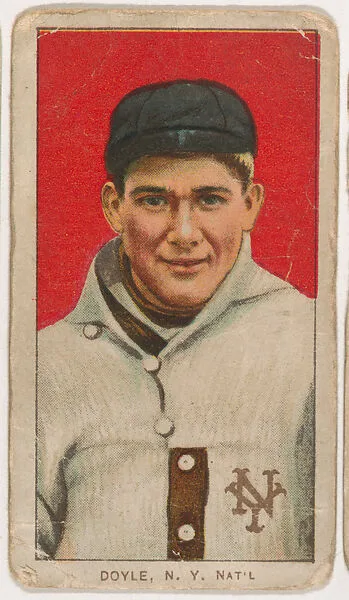 Larry Doyle, New York, from Red Cross Tobacco Baseball Series, 1910-1912 — Red Cross Tobacco