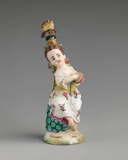 Girl with tambourine